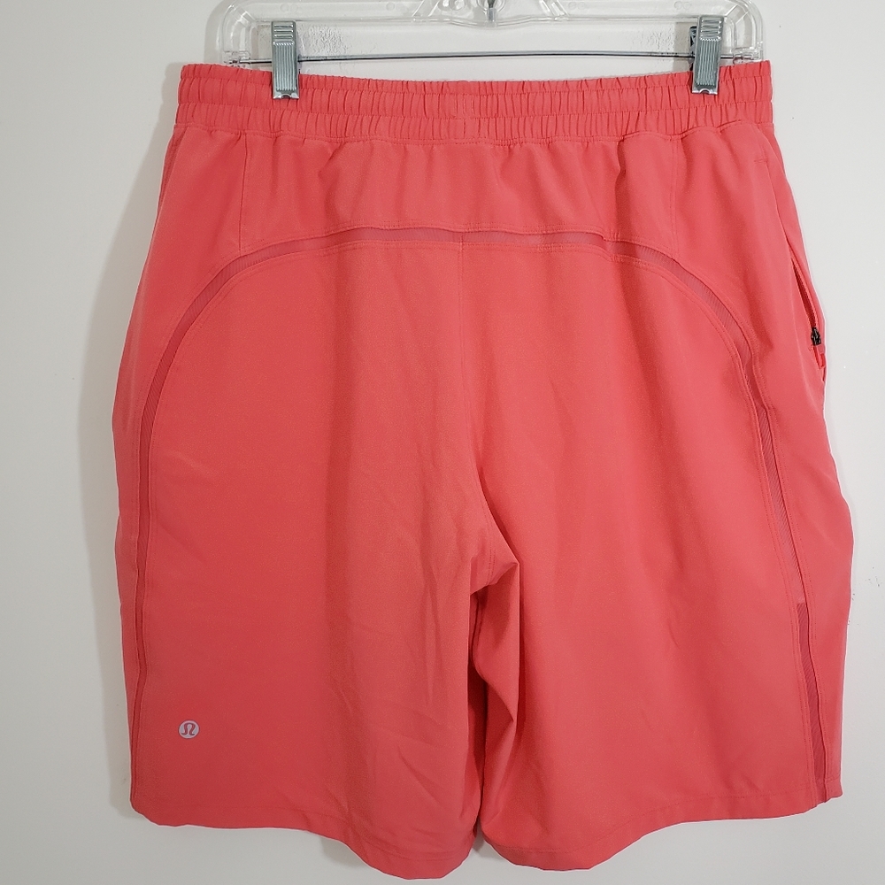 Lululemon Men's Pace Breaker Shorts with Liner 9" Inseam Coral Size Large - Picture 3 of 8